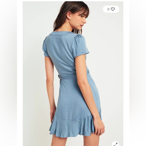 Urban Outfitters Rita Blue Wrap Dress - Picture 5 of 8